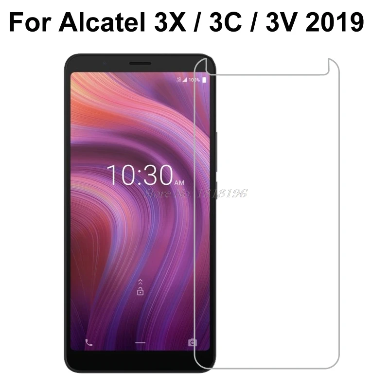 Для Alcatel 3X 3V 3C 2019 Защитное стекло для экрана 9H Закаленное пленка 5048U 5048Y защитное