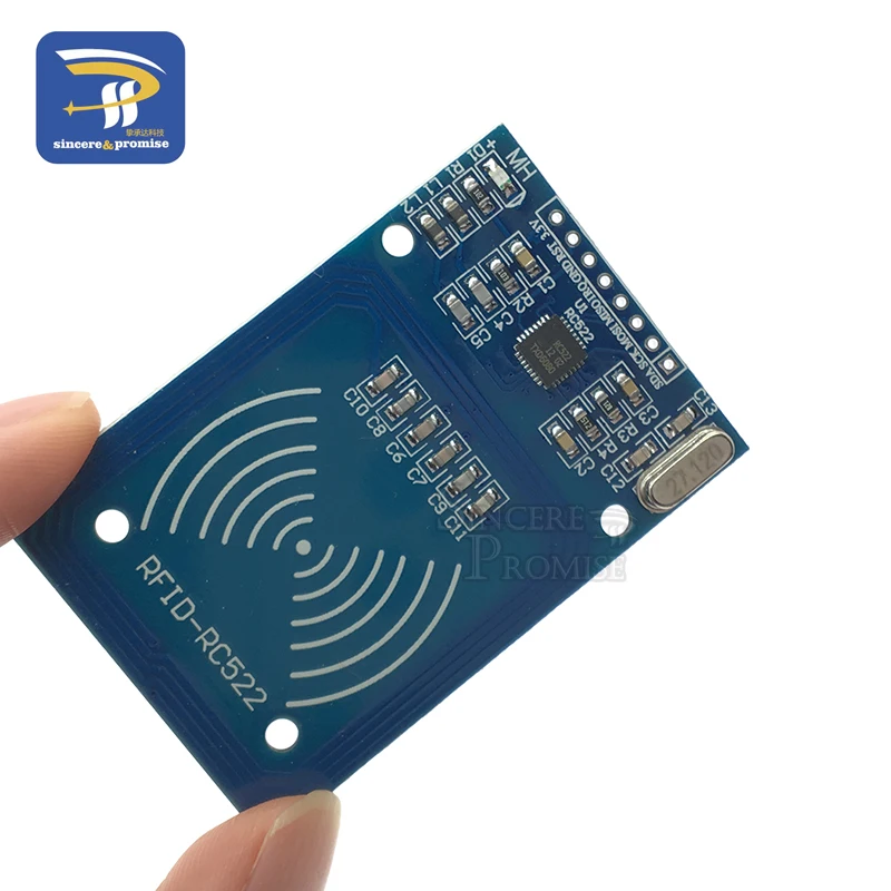 MFRC-522 RC-522 RC522 13,56 МГц Антенна RFID IC беспроводной модуль для Arduino IC ключ SPI писатель считыватель IC карты Бесконтактный модуль - Цвет: MFRC522 module