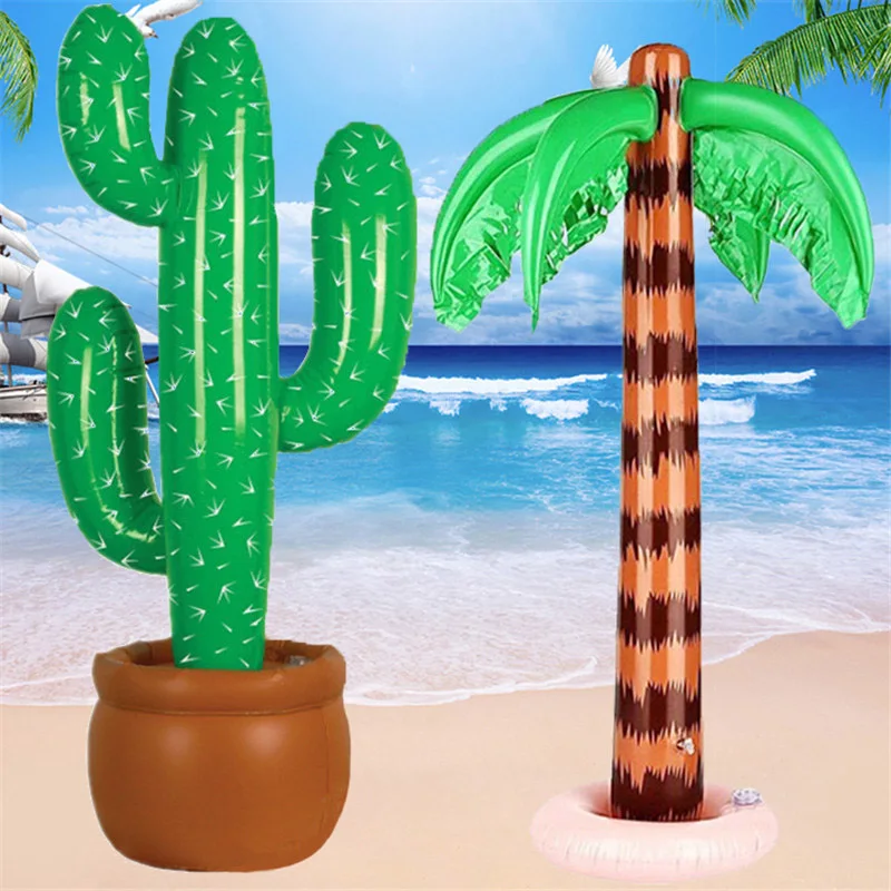 

Inflatable Cactus Coconut Tree Environmental Protection Pvc Simulation Outside Party Decoration Props Inflatable Tree Decoration