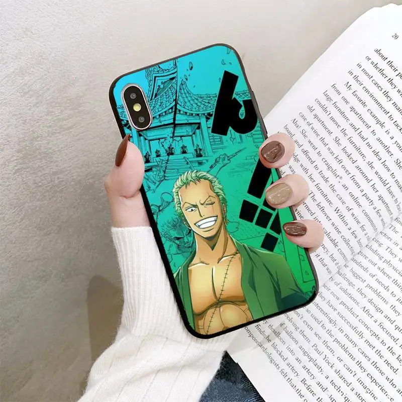 

YNDFCNB Roronoa Zoro Phone Case For iPhone 8 7 6 6S Plus 5 5S SE 2020 12pro max XR X XS MAX 11 case