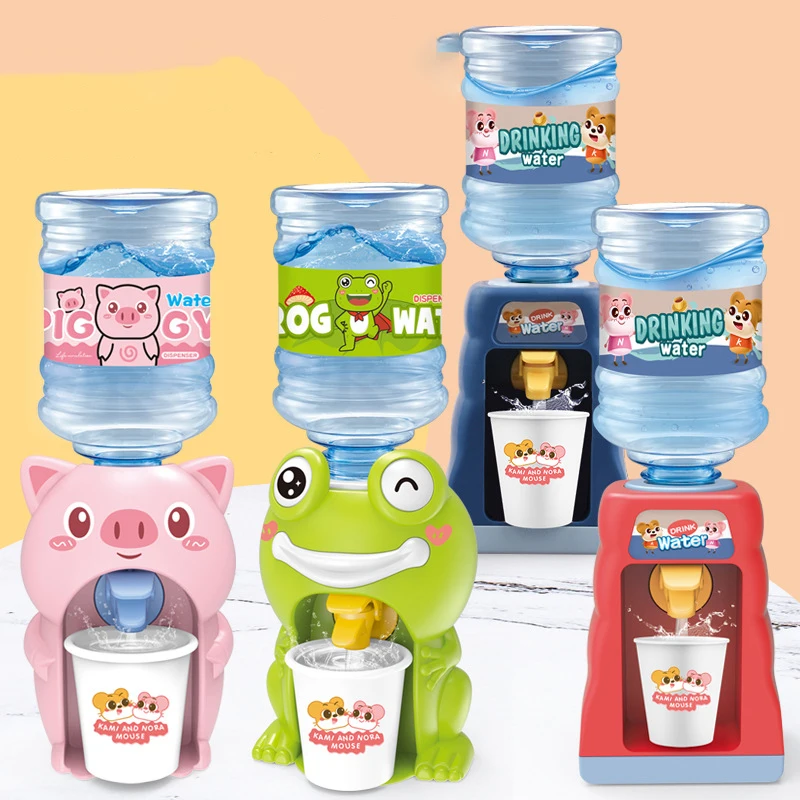 

Children'S Mini Fun Water Dispenser Simulation Play House Beverage Drinking Water Dispenser Kitchen Toys For Boys And Girls