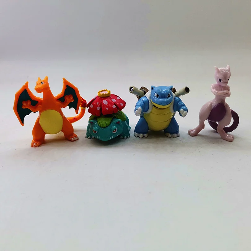 Оригинальная экшн фигурка Pokemon Charizard Mewtwo blastois кукла Venusaur коллекция