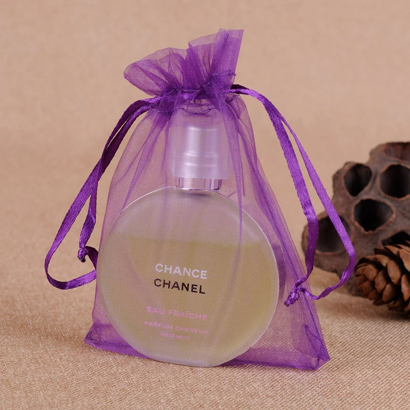 7*9 см 5 шт. Сумка из органзы рождественские украшения для конфет печенья сумки