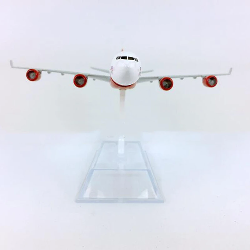 1/400 масштаб 16 см Airbus A340 AIRASIA самолет сплав игрушечные модели самолетов для