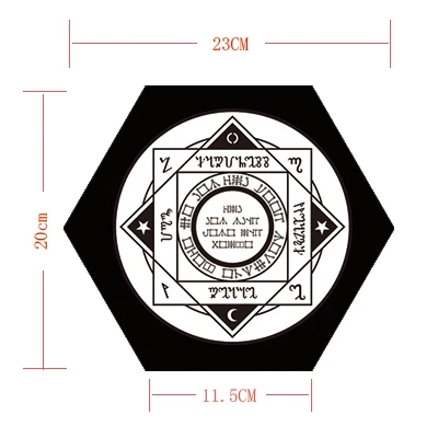 Новый ПВХ Ретро тотемный символ шестиугольная плитка наклейки для ванной кухни