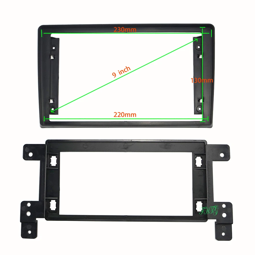 9 дюймовая автомобильная аудиосистема GPS навигация модная панель dvd пластиковая