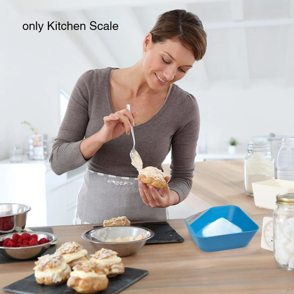 

Pet Scale Portable Digital Battery Powered 5000g Bowl Kitchen Scale LCD Display Food Scale Flour Scale Baking Scale Kitchen Tool