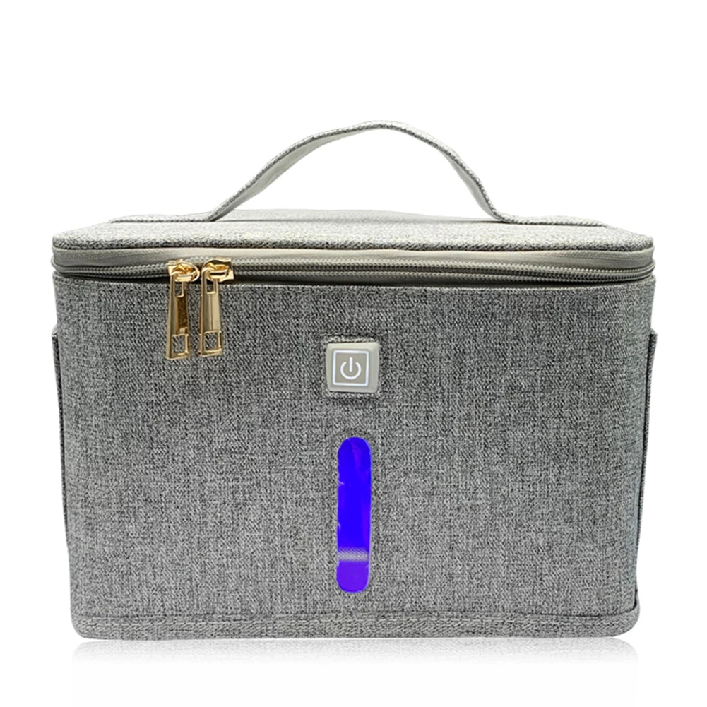 

12 LED UV Sterilizer Box UV Disinfection Germicidal Light Storage Box Outdoor Travel Ultraviolet Sterilizer Carrying Case Bag