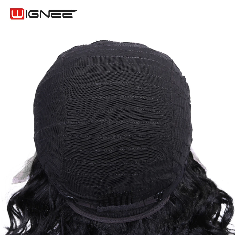 

Wignee Body Wave Lace Wig Short Bob Curly Human Hair Pixie Cut Bob T Part Lace Wigs For Black Women 150% Density Brazilian Hair