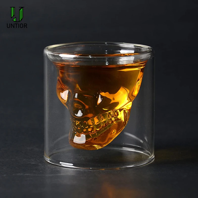 Стакан для виски и водки с двойными стенками 150/250 мл | Дом сад