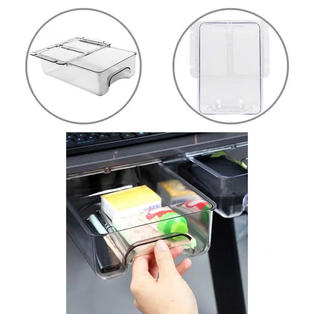 

Clear Premium Pen Sundries Storage Box Modern Storage Drawer Clean for Kitchen