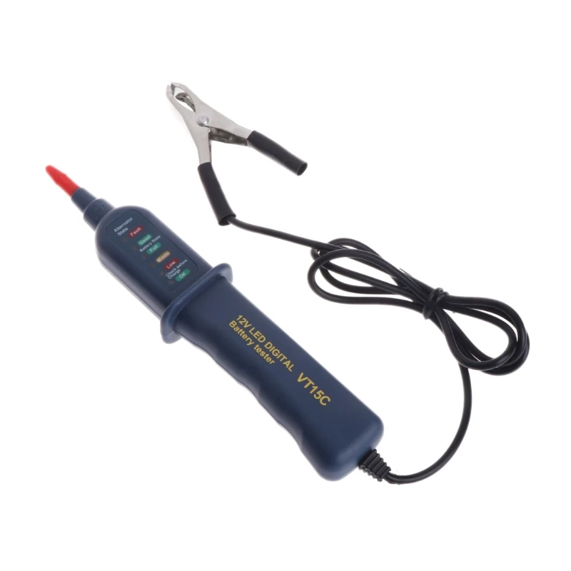

12V Digital Battery Auto Alternator Tester with 6 LED For Car Motorcycle Truck