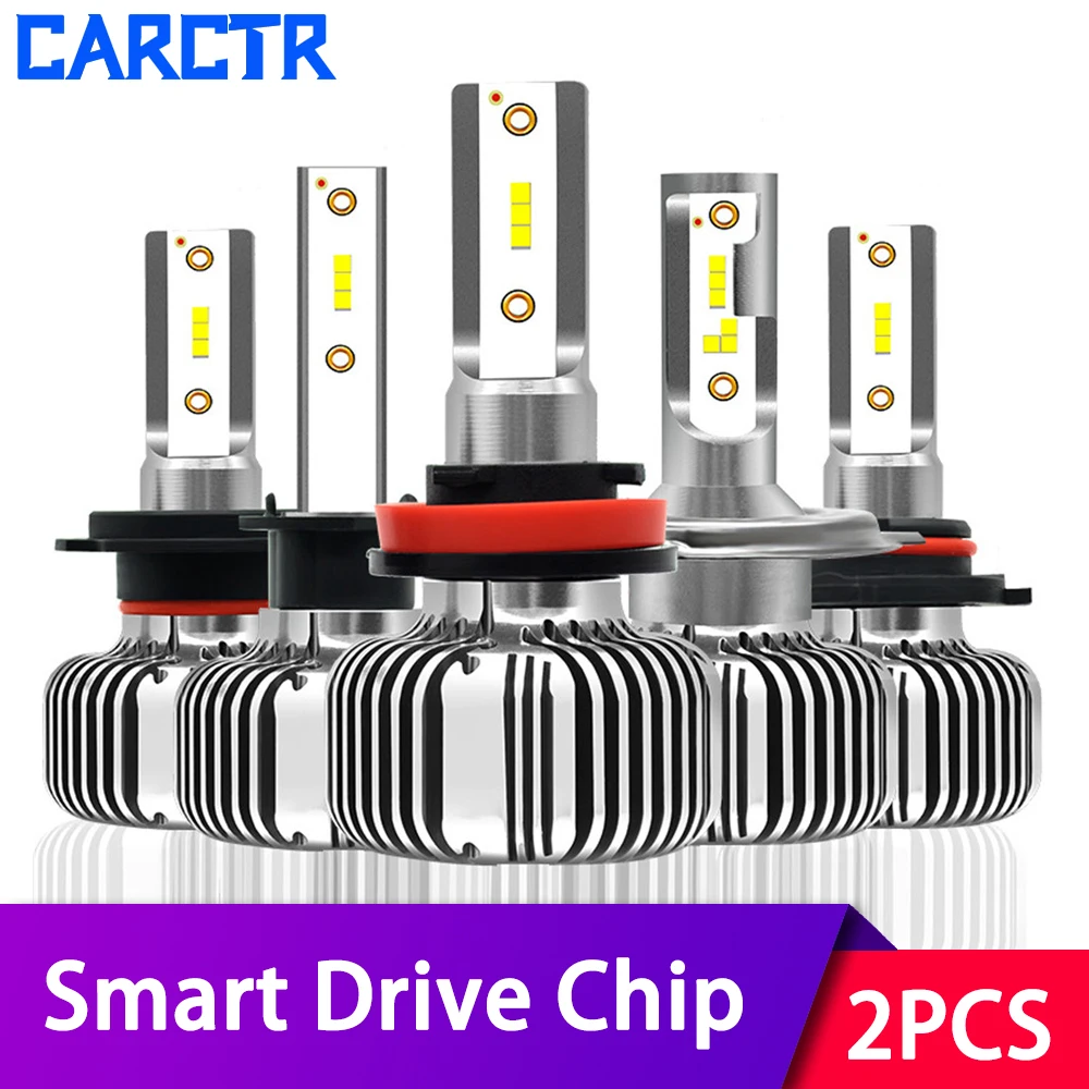 CSP автомобиля светодиодный фары для авто H1 H4 плотное H7 H11 9005/6 9012 Встроенный смарт