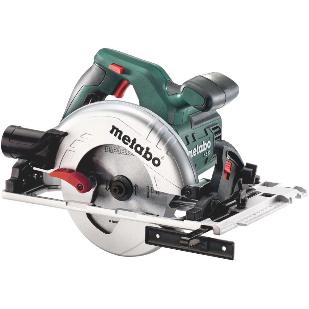 Set: Circular saw METABO KS 55 FS MetaLoc (600955700) + Repair band HAMMER 240-001 Saw electric tools Power tool Battery-powered scroll Mini saws
