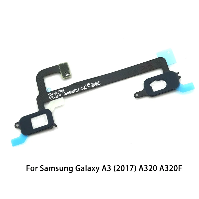 Home Button Sensor Flex Cable For Samsung Galaxy A3 A320 A320F A5 A7 2017 A520 A720 Touch Light Ribbon | Мобильные телефоны и