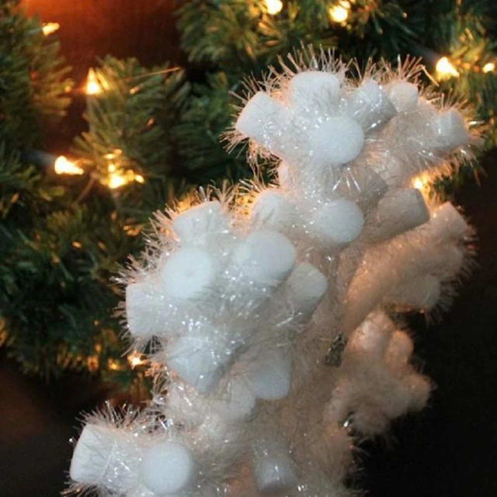 Frozen Christmas decoration with artificial snowflake suitable for family wedding birthday Navidad home | Дом и сад