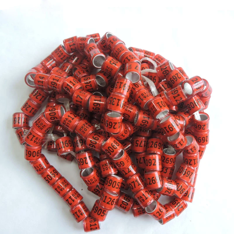 2020 принадлежности для обучения голубей Алюминиевые кольца ножные идентификации