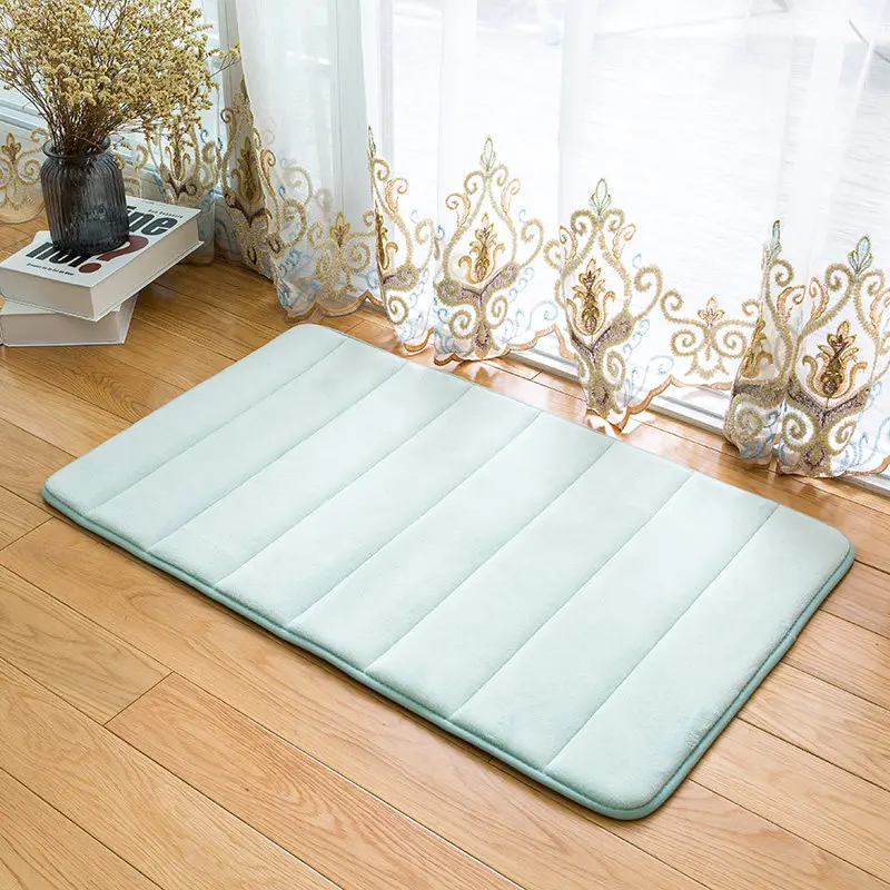 Прямоугольные коврики для ванной комнаты современные мягкие напольный коврик