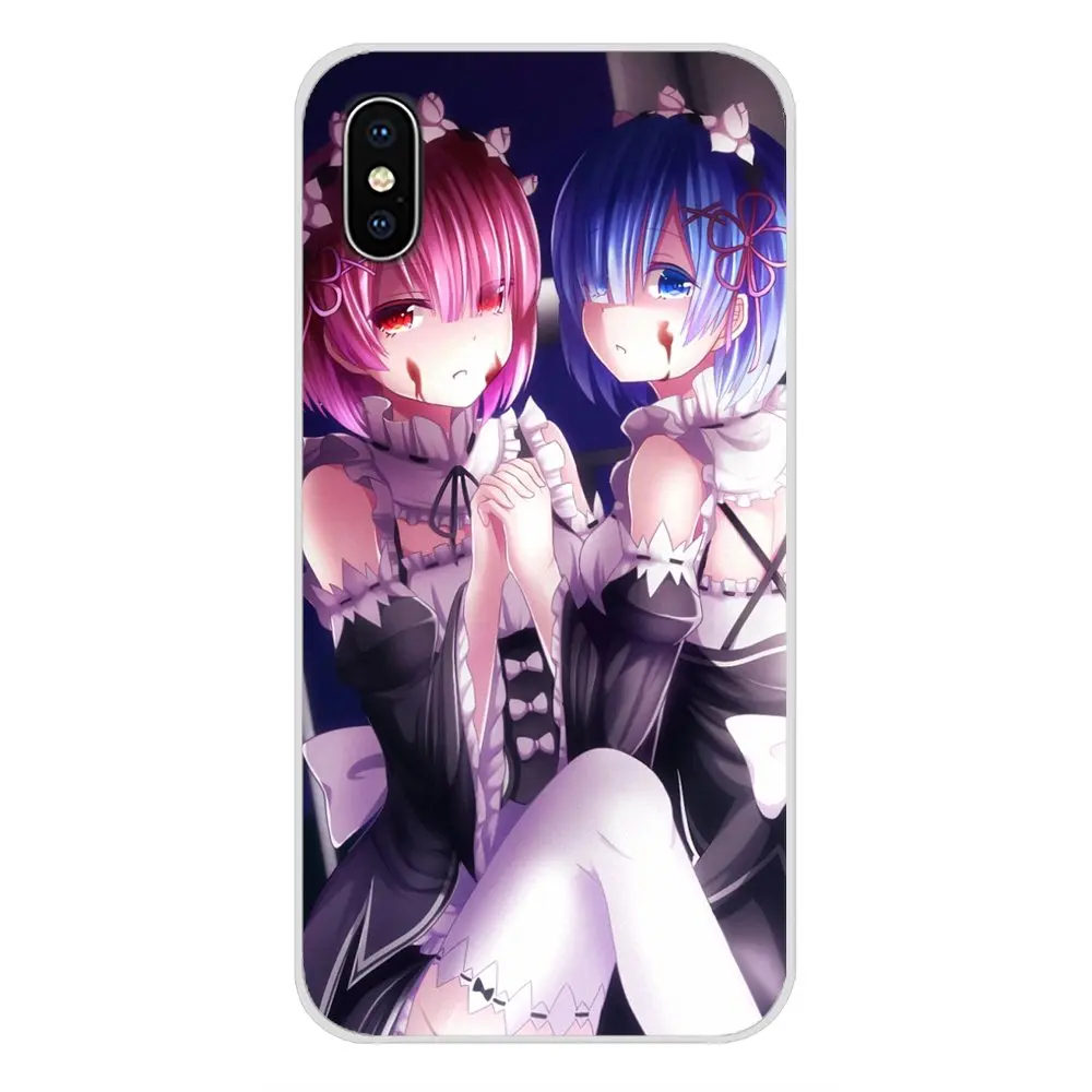Anime ReZERO Ram Rem Accessories Phone Cases Covers For Samsung A10 A30 A40 A50 A60 A70 Galaxy S2 Note 2 3 Grand Core Prime | Мобильные