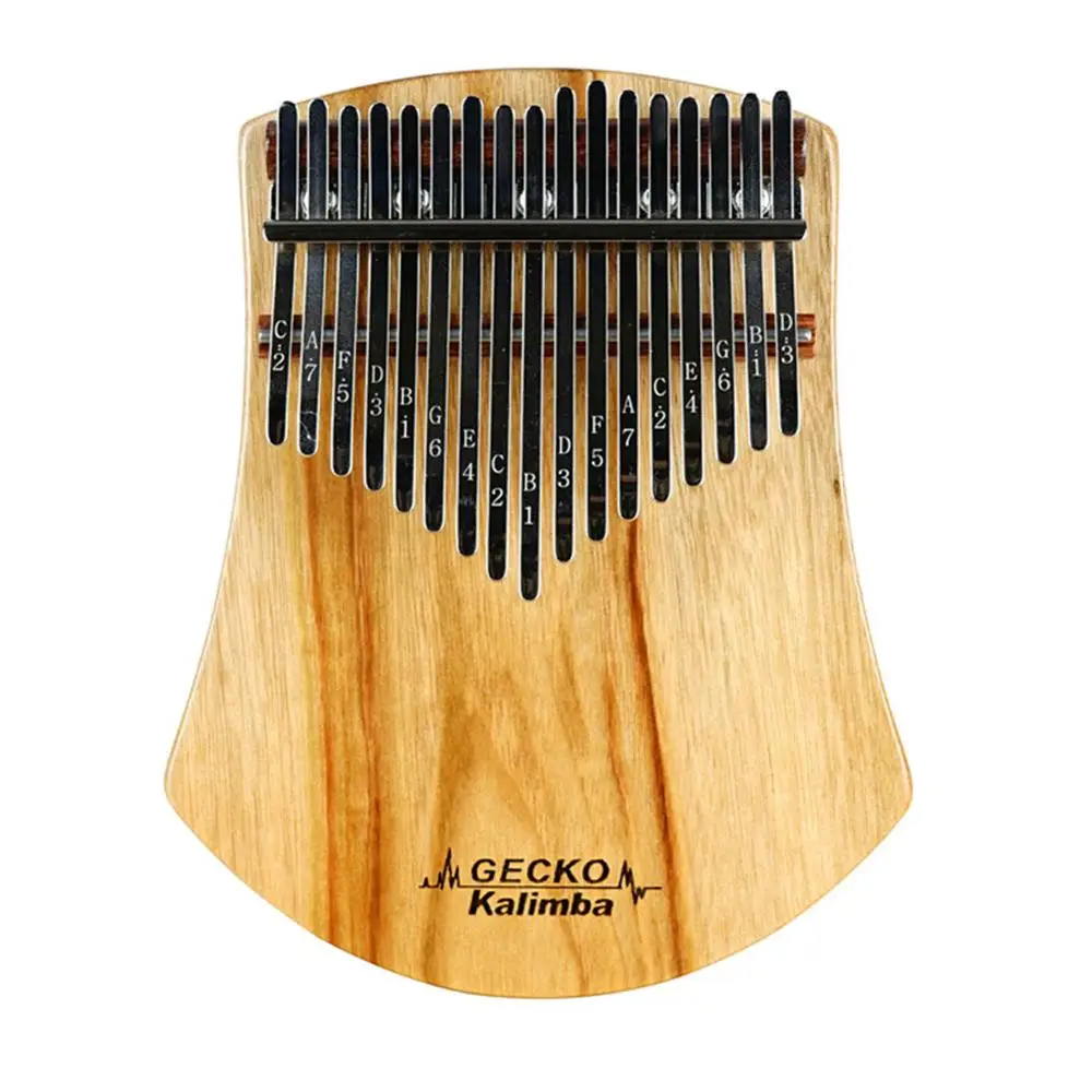 GECKO 17 ключ калимба в африканском стиле палец игрушечное пианино Mbira камфарная