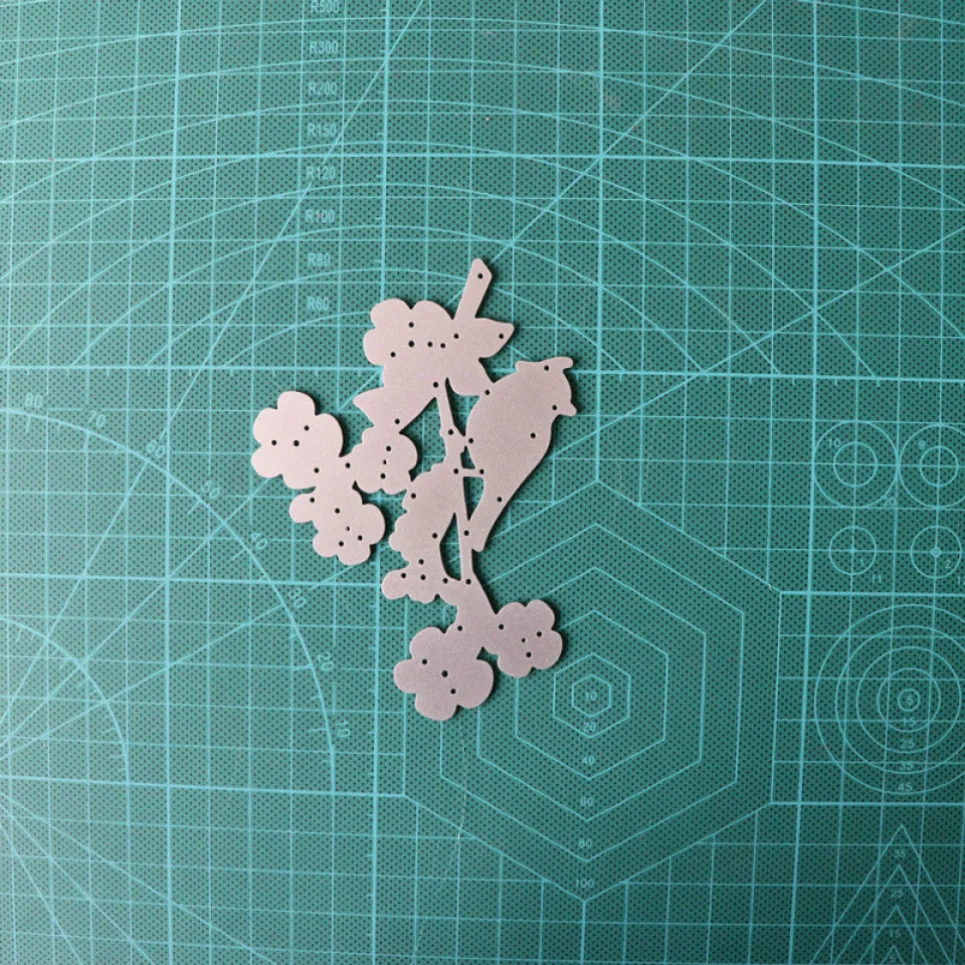 

Bird Branch Leaves Metal Cutting Dies for Card Making Scrapbooking Dies Embossing Cuts Stencil Craft New 2020 Template