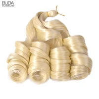 spiral curls synthetic hair bundles afro curls loose wave braiding hair crochet braids freetress wavy hair extensions for women