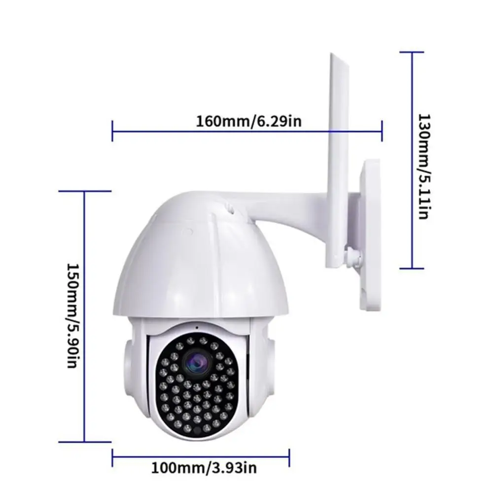 

47LED Wifi 1080P Outdoor Wireless IP Camera Night Vision Security Home CCTV IR 200W High Definition Video Recording