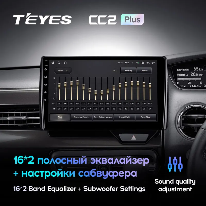 TEYES CC2L и CC2 Plus Штатная магнитола For Хонда Н-Бокс JF3/4 Honda N-BOX II 2 2017 - 2021 Right hand driver до