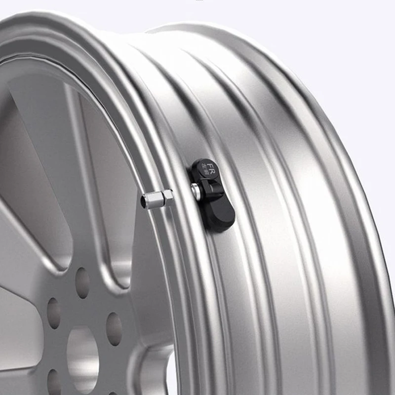 Система контроля давления в шинах TPMS на солнечной батарее с 4-мя встроенными