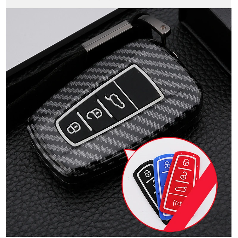 

ABS Silica gel Car Key Cover Case for Toyota Chr Land Cruiser 200 Avensis Auris Crown Camry Corolla Smart Remote Shell Covers