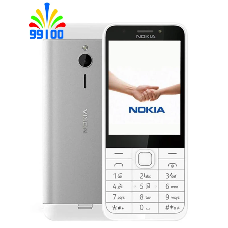 Восстановленный разблокированный сотовый телефон Nokia 230 фонарик FM одна/две Sim