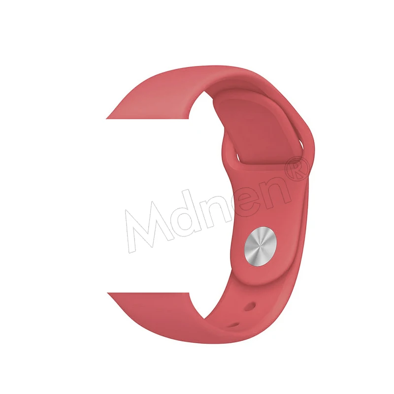 Силиконовый ремешок-петля для Apple Watch 42 мм 38 мм Iwatch 5 4 3 2 1 браслет с магнитной пряжкой - Цвет ремешка: 5 Pink