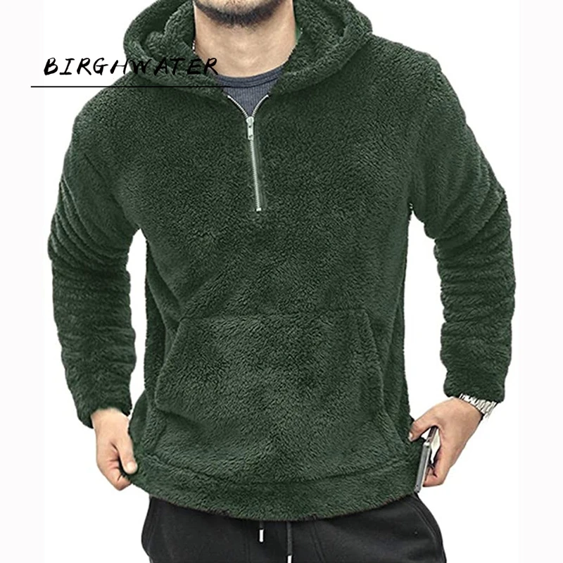 

Мужские толстовки, свитшоты, теплые пуловеры, двухсторонний плюшевый джемпер с длинным рукавом и капюшоном в стиле Харадзюку, топы в стиле х...