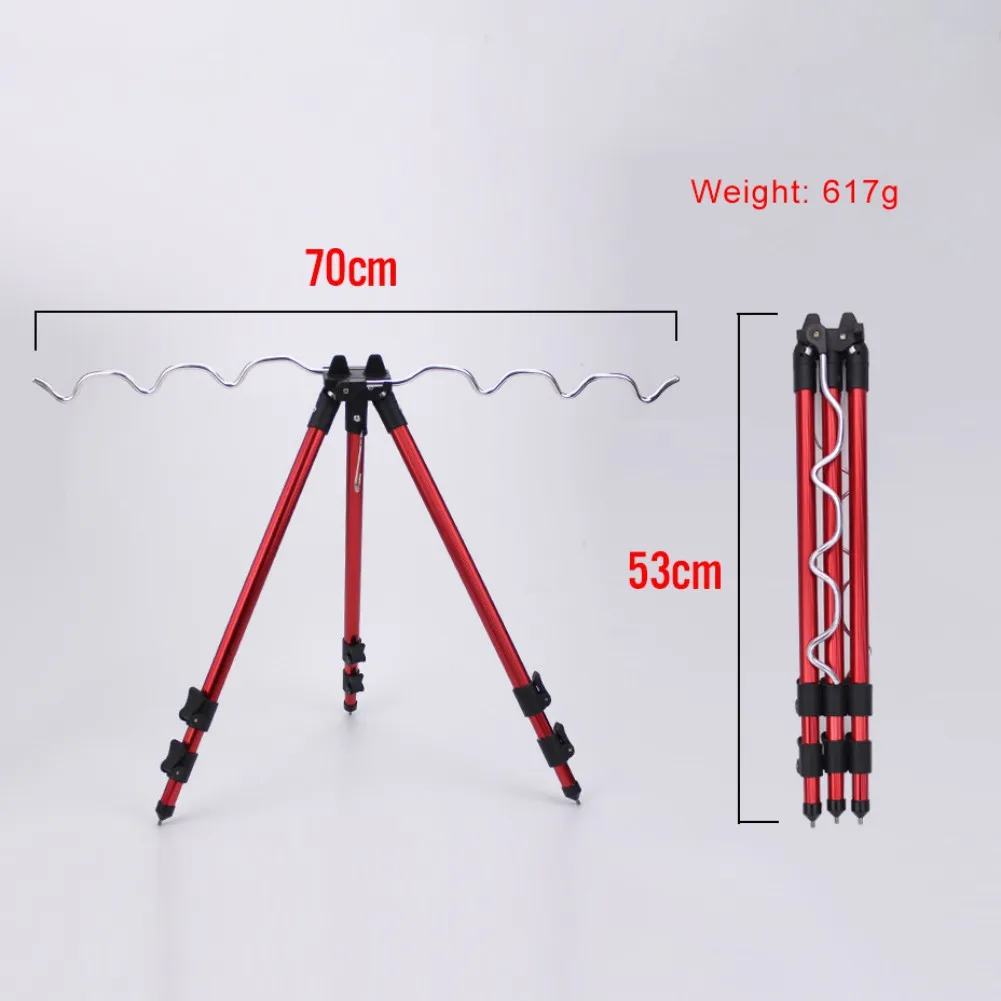 

Fishing Rod Bracket Fishing Rod Stents Holder Fish Tripod Sea Scorpion Bracket Fishing Tackle Accessories Q