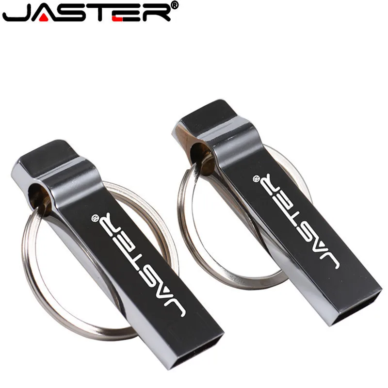 USB флеш-накопитель JASTER металлический из нержавеющей стали 64 ГБ 32 8 16 4 Гб 2 0 флешка с