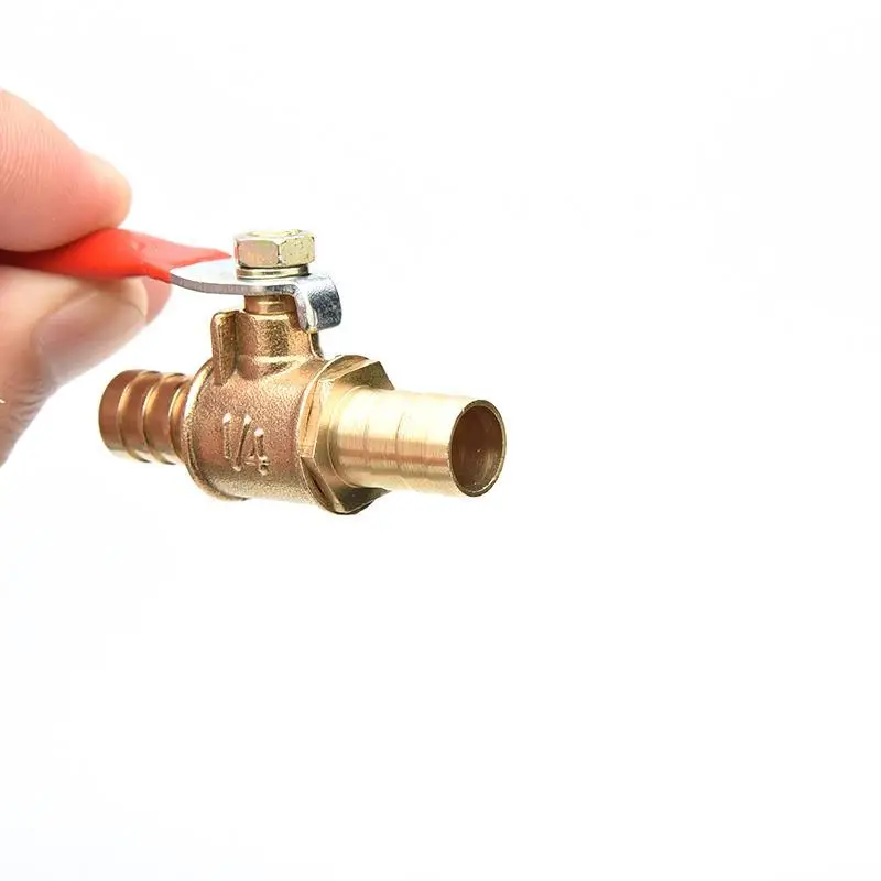 1/4 &quotPEX латунный шаровой клапан полный порт обжимной запорный для PEX труба |