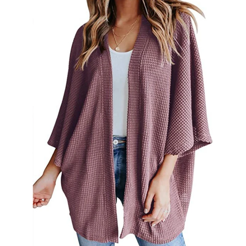 

Solid Color Casual Cardigan For Women Modern Chunky Oversized Cardigan Sweater Jumper Knitting Autumn And Winter Cardigans