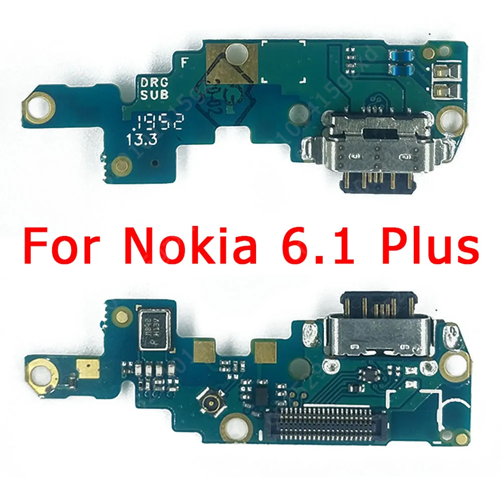 Оригинальная плата для зарядки USB Nokia 3 1 Plus порт PCB док-разъем гибкий кабель