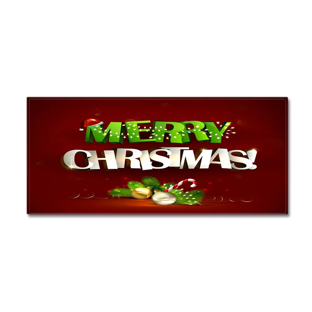 

Прямая поставка, коврик для двери с надписью "Merry Christmas"