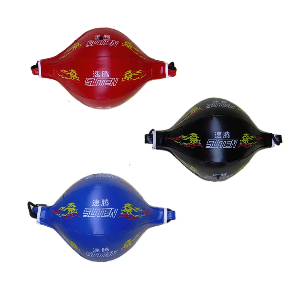 SUTENG пламя шаблон Бокса Скорость мяч искусственная кожа вентилирование бокса