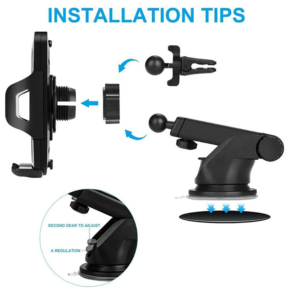 360 ° регулируемый держатель приборной панели автомобиля Лобовое стекло