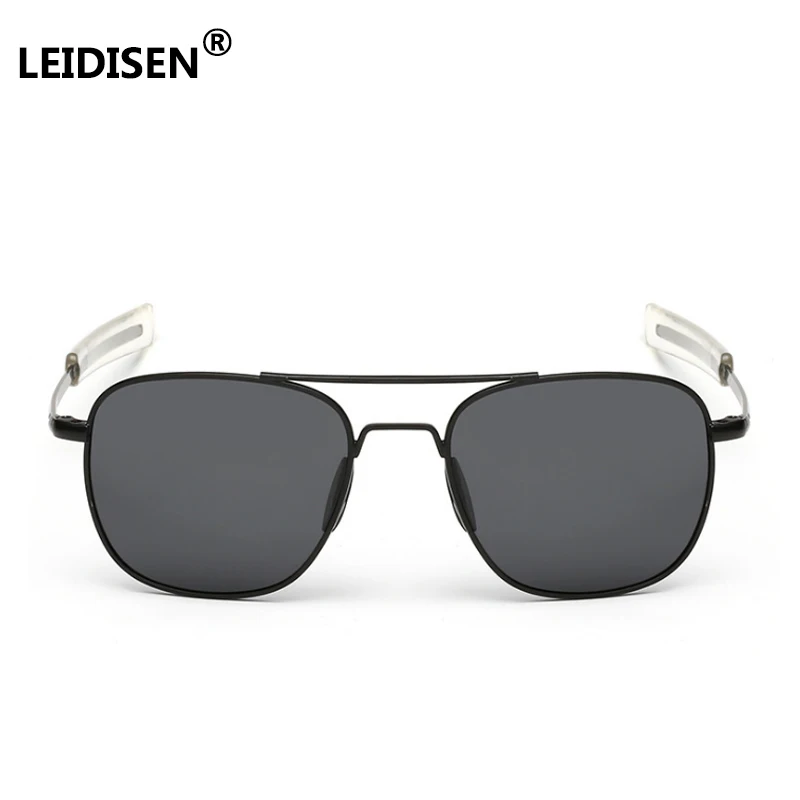 LEIDISEN брендовые Дизайнерские мужские Пилот военные солнцезащитные очки вождения