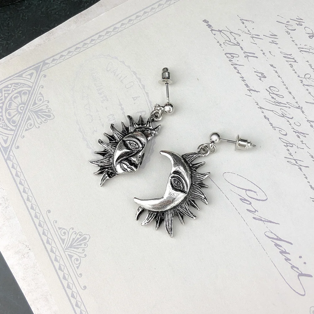 Серьги-подвески в готическом стиле ювелирные украшения для пар темный ветер