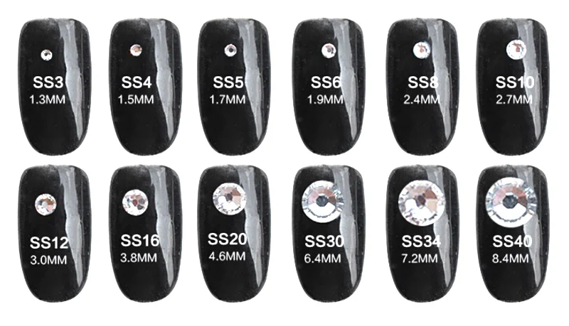 Изумрудные AB не для горячей фиксации стеклянные стразы дизайна ногтей