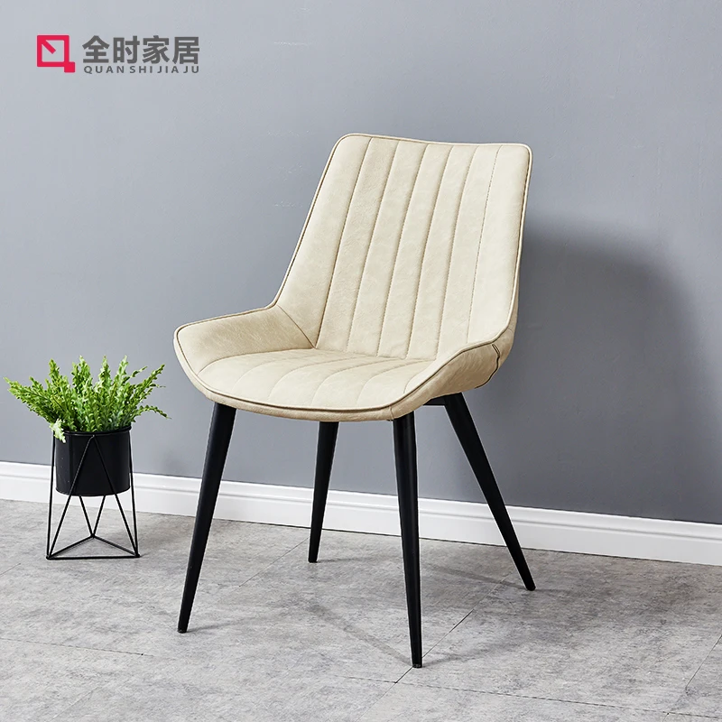 Простое кресло семейный обеденный отель кожаная Европейская спинка диван для