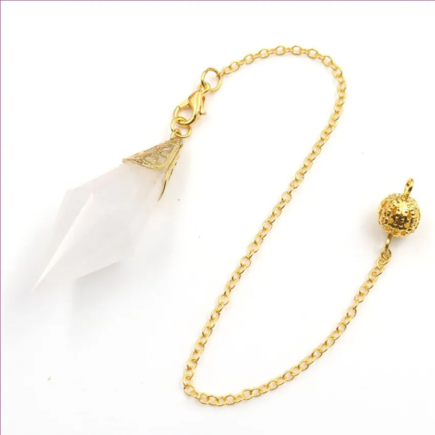 FYJS уникальный светильник желтое золото Цвет Пирамида тигровый глаз подвеска в