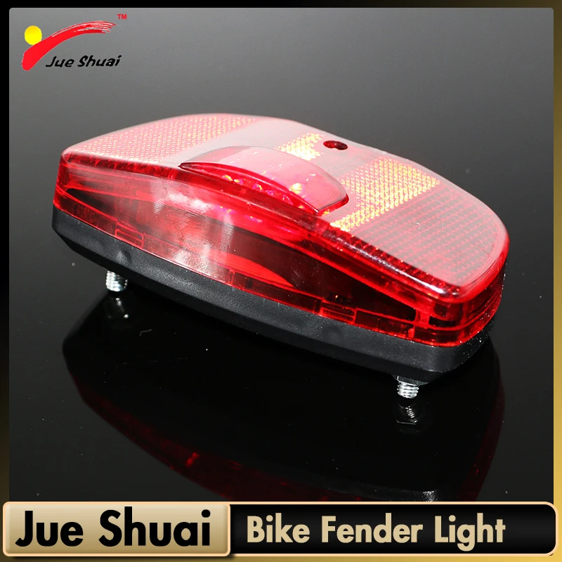 Bicycle LED Tail Light Bike Light for Rear Rack Carrier Safety Warning Lamp Battery Bike Bicycle Lighting Cycling Accessories
