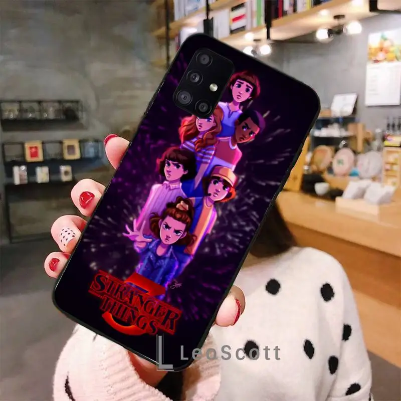

Stranger things Phone Case For Samsung A40 A50 A51 A71 A20E A20S S8 S9 S10 S20 Plus note 20 ultra 4G 5G