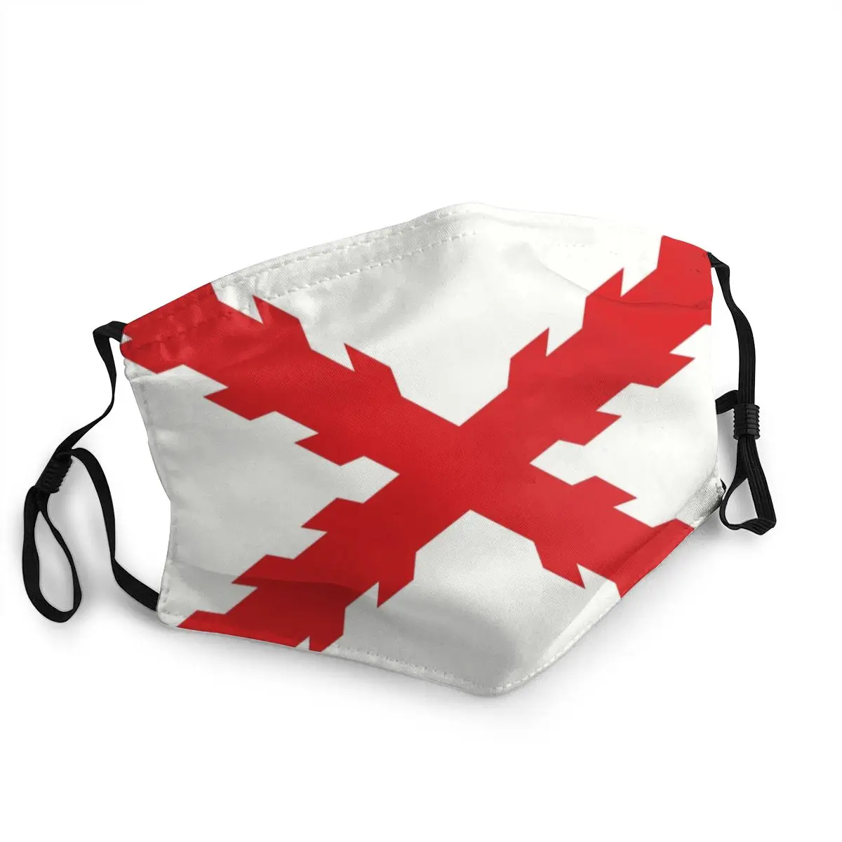

Cross Of Burgundy Flag Washable Face Mask Men Women Spanish Empire Anti Haze Dustproof Protection Cover Respirator Mouth Muffle