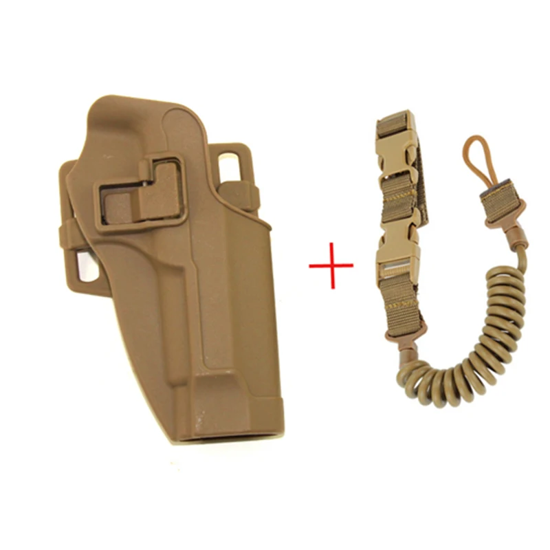 

Army Tactical Gun Holster Beretta M9 92 96 92FS Pistol Holster With Waist Paddle Shooting Belt Holster With Pistol G Sling